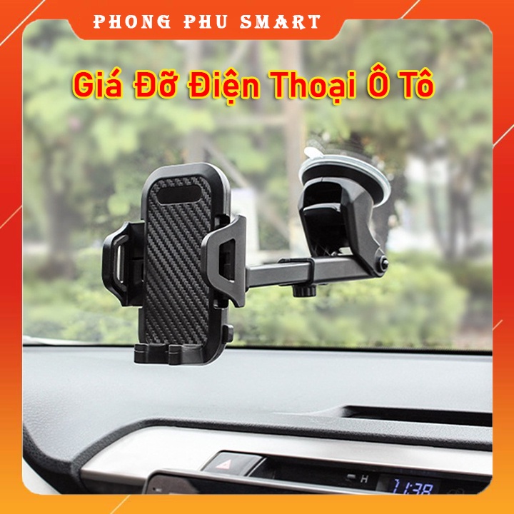 Giá Đỡ Điện Thoại Ô Tô Gắn Trên Taplo, Kính Chắn Gió Giúp Kẹp Giữ Điện Thoại Cực Kì Chắc Chắn Có Thể Xoay 360độ Tiện Lợi | BigBuy360 - bigbuy360.vn