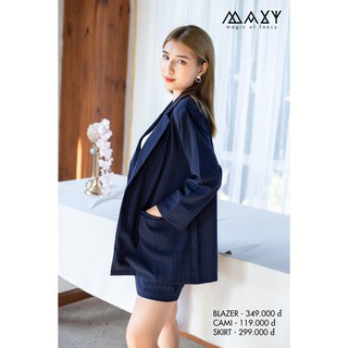 ÁO - NAVY STRIPPED SET BLAZER - Blazer kiểu Hàn