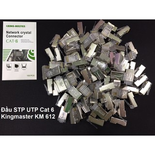Đầu STP UTP Cat 6 Kingmaster KM 612 (100 ĐẦU)