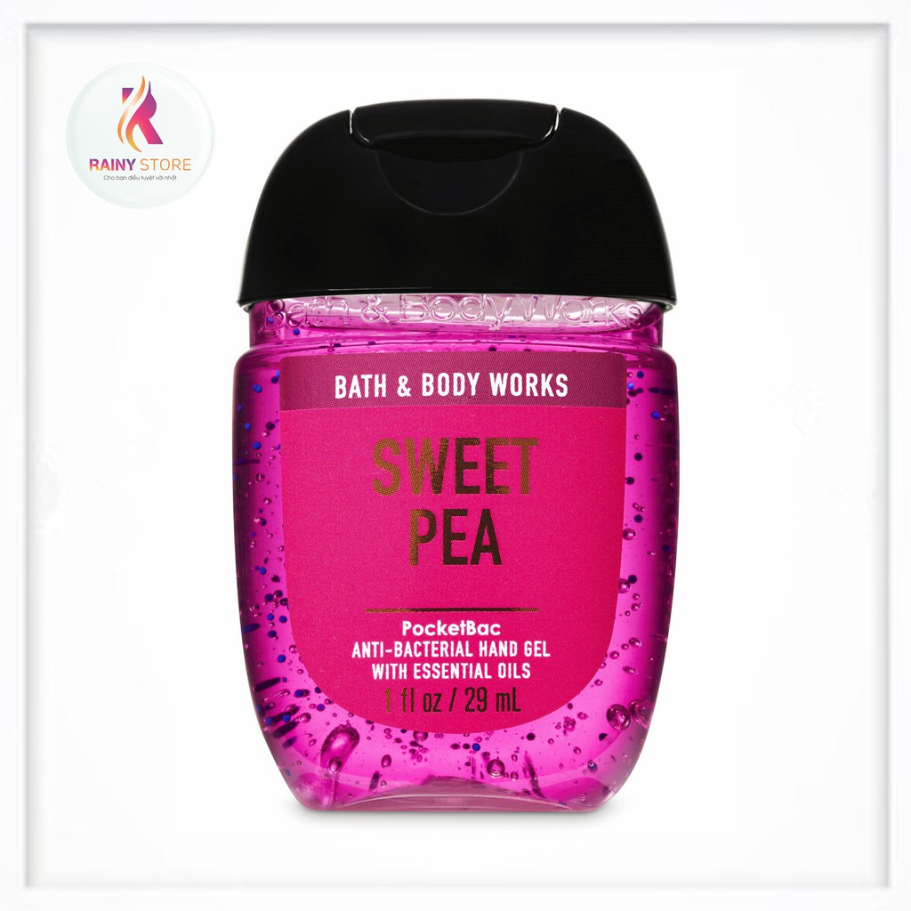 Gel rửa tay khô Bath & Body Works Sweet Pea 29ml