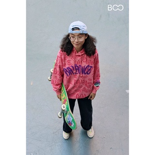 Áo Hoodie BOO Unisex Dáng Oversized In Pattern Dần Dần