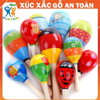 ĐỒ CHƠI GỖ LỤC LẠC,XÚC XẮC CHÙY BẰNG GỖ AN TOÀN CHO BÉ(hàng loại 1)