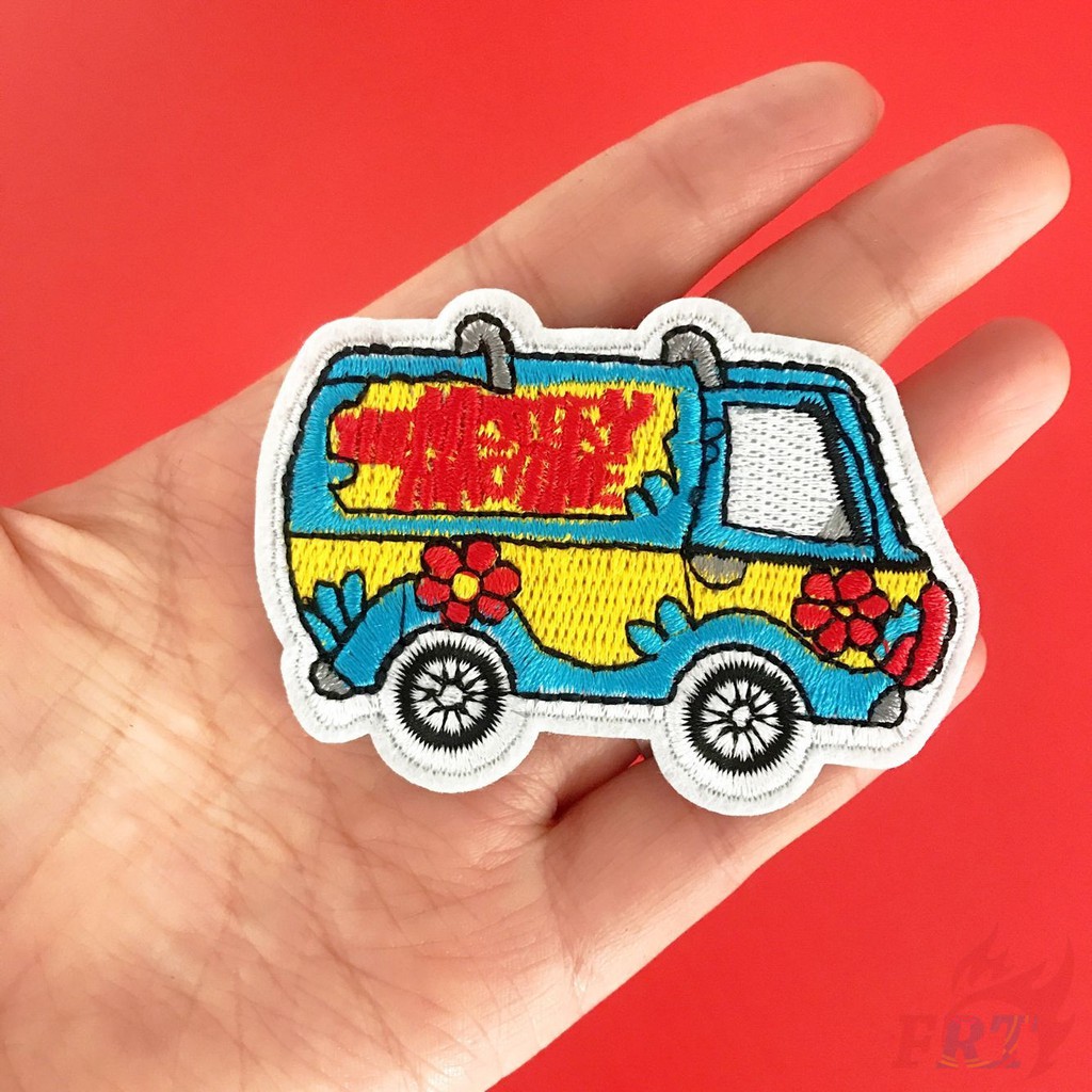 Sticker ủi thêu hình phương tiện giao thông độc đáo dễ thương