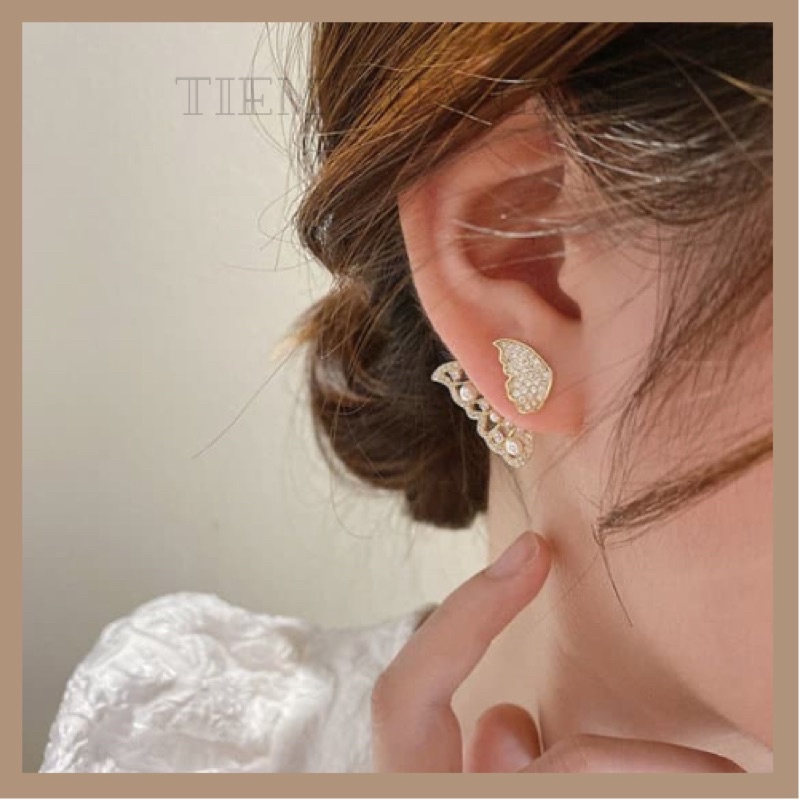 Bông tai hình cánh bướm phong cách hàn quốc