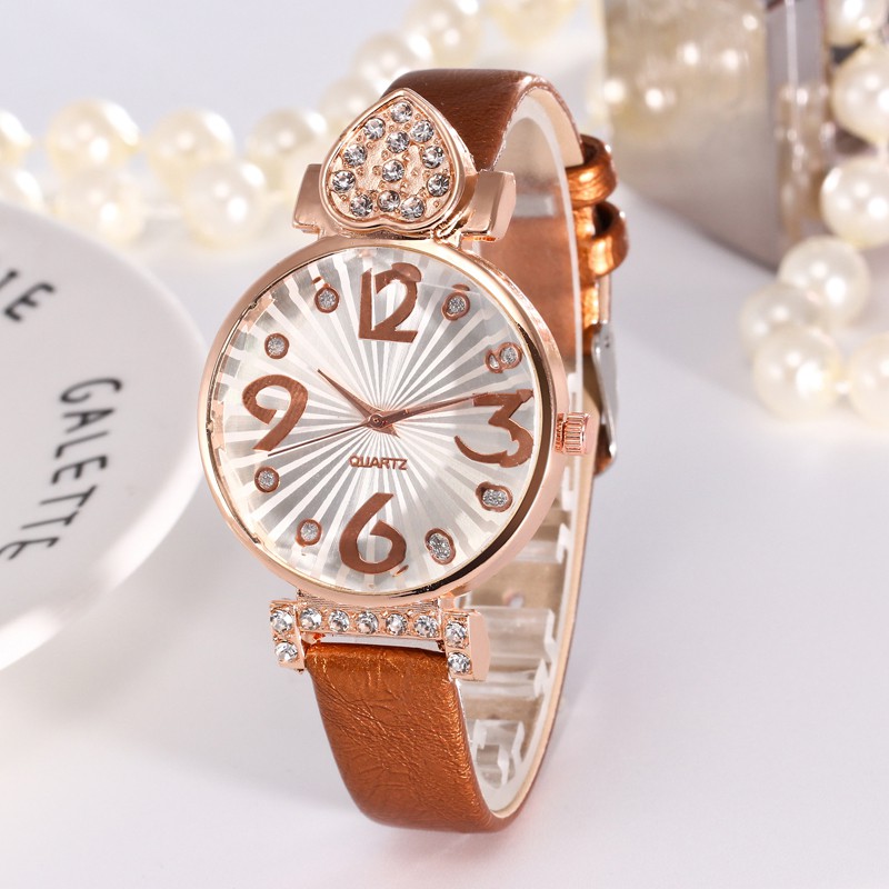 Đồng hồ quartz dây đeo da cho nữ