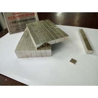 Combo 50 viên nam châm đất hiếm 10x10x2mm