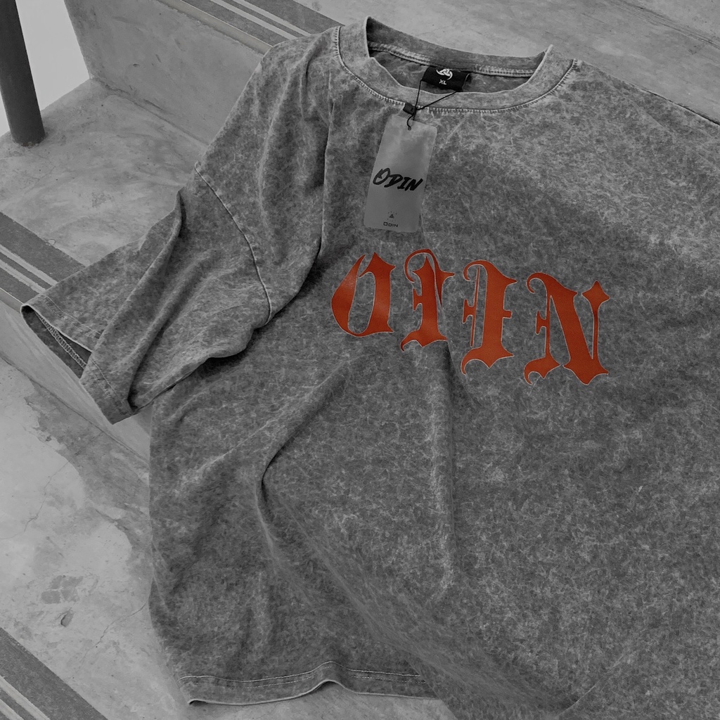 Áo Thun OD Oversize Gray Acid, Áo Phông Tay Lỡ Form Rộng ODIN CLOTHING | BigBuy360 - bigbuy360.vn