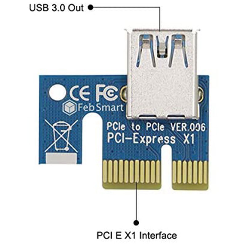 2 Dây Cáp Mở Rộng Ver006C Pci-E 1x Sang 16x 60cm Usb 3.0 Sata Sang 6pin Cho Gpu Mining | BigBuy360 - bigbuy360.vn