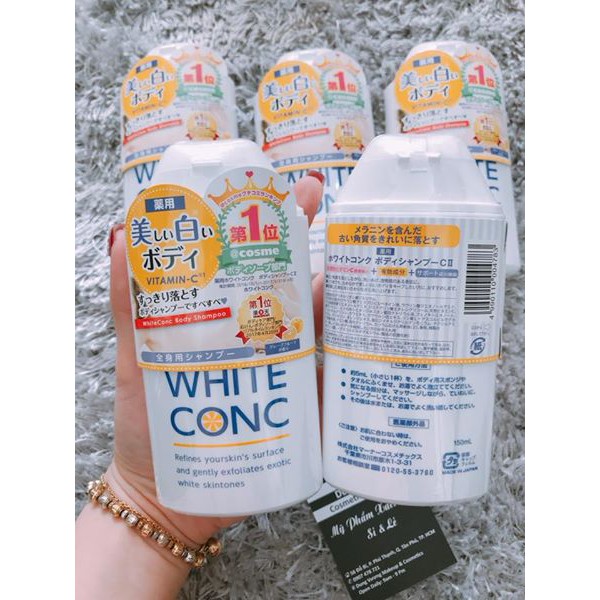 Sữa Tắm TRẮNG DA White Conc (2 size 360ml hoặc 150ml)