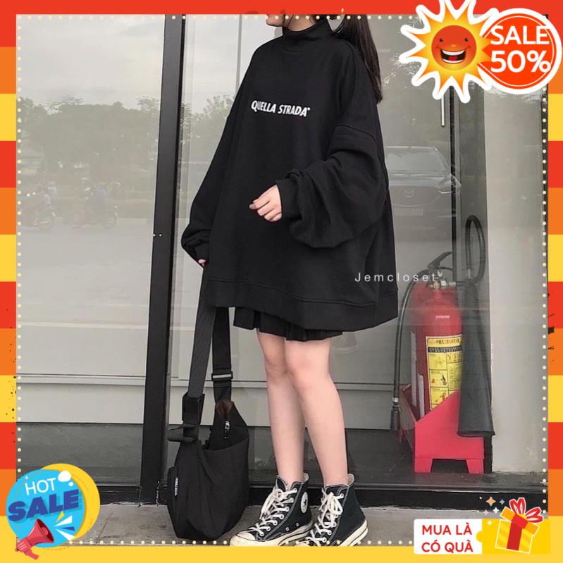 Áo sweater nam nữ ST50 Quella, Áo hoodie Unisex Form Rộng Minh Tâm Store | BigBuy360 - bigbuy360.vn