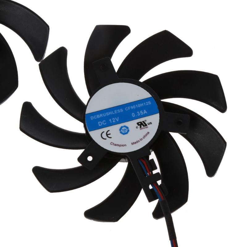 Set 2 quạt tản nhiệt GPU VGA CF9010H12S RX 480/470 cho card đồ họa XFX R9