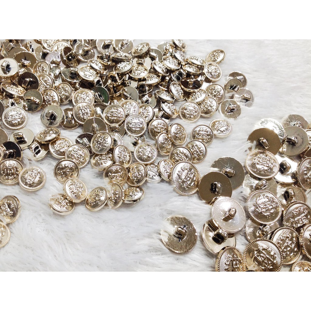 Cúc áo 3d vàng ánh kim Nút khoác vest dạ siêu đẹp