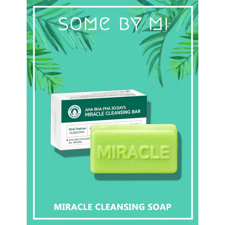 Xà Phòng Giảm Mụn Some By Mi Miracle