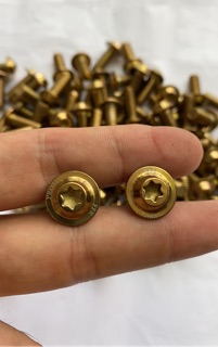 [ Màu Vàng ] Ốc Proti M8 * 20mm ốc đĩa ; gác chân