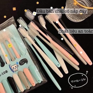 (ComBo) 10 bàn chải Lúa Mạch xuất Nhật cho Bé ..ĐTBX!