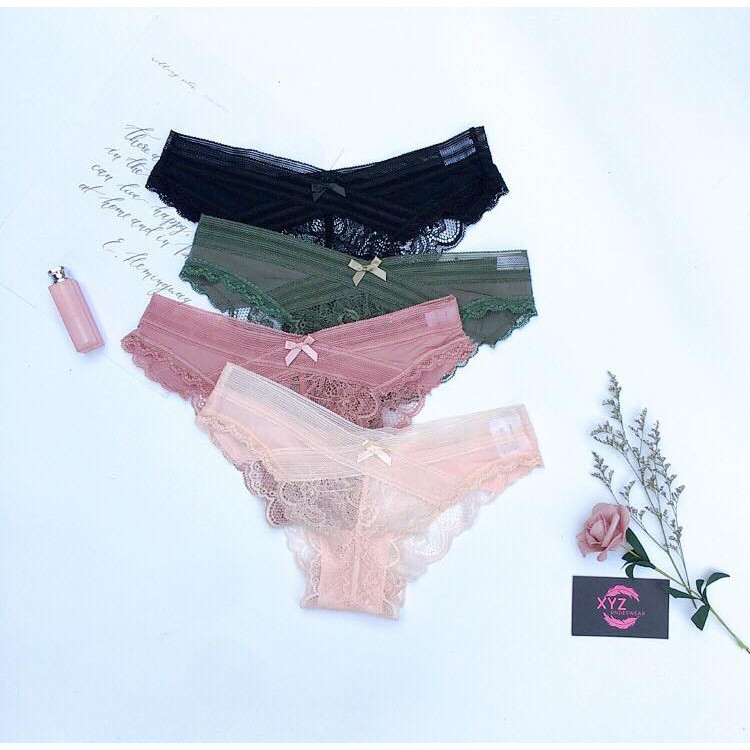 Quần lót Vic ren cạp chéo