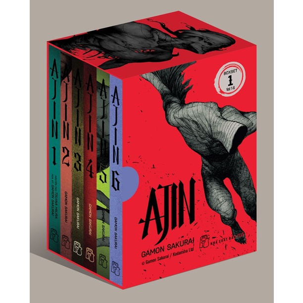 Truyện tranh NXB Trẻ - Ajin - Boxset 01 (Tập 1-6)