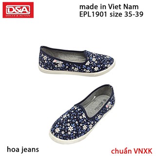 Giày Vải Nữ Đi Bộ Siêu Nhẹ Êm Chân VNXK