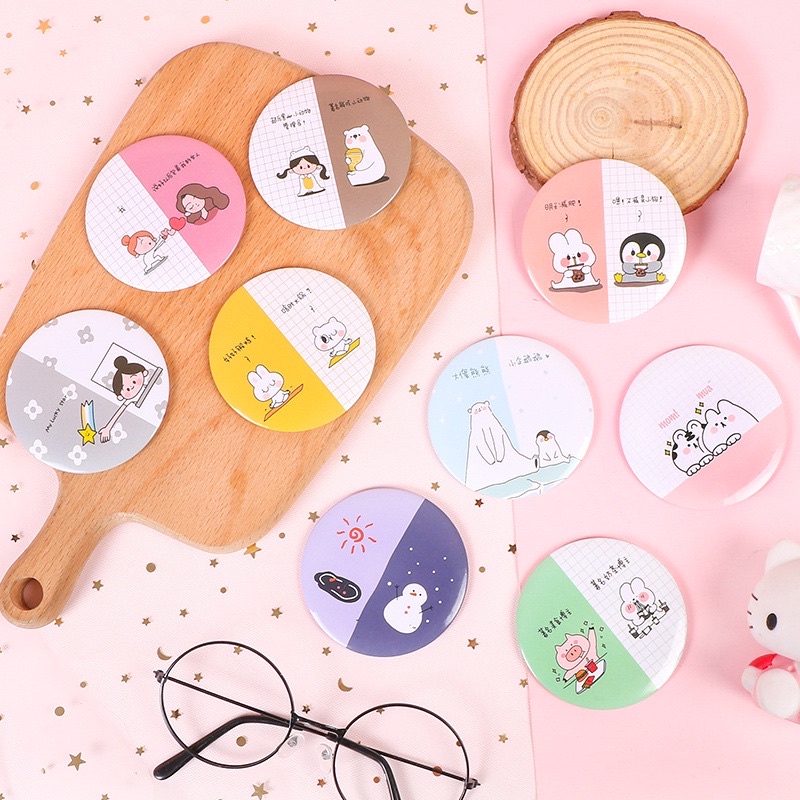 Gương mini cầm tay nhiều mẫu cute (20 mẫu)