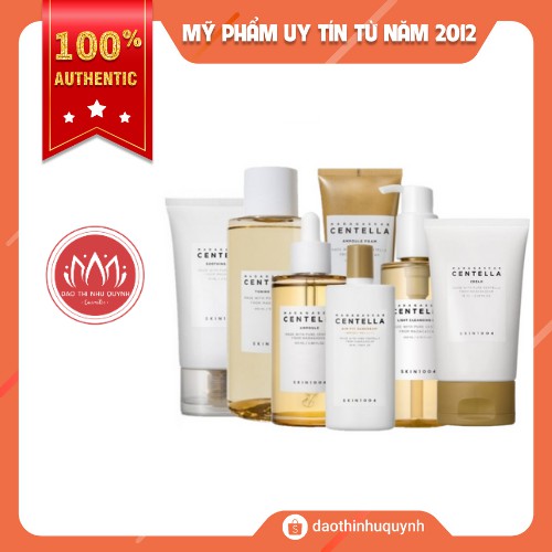 Bộ sản phẩm chăm sóc da rau má rau má centella skin 1004 madagascar