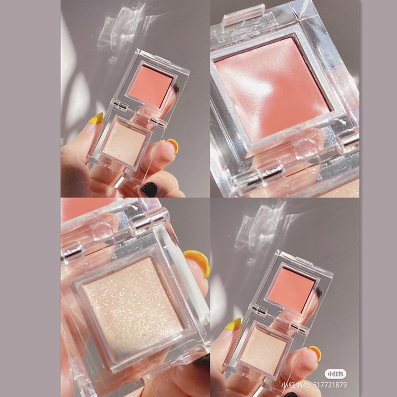 Phấn Má Hồng Hai Màu Trang Điểm Lấp Lánh Tiện Dụng | BigBuy360 - bigbuy360.vn