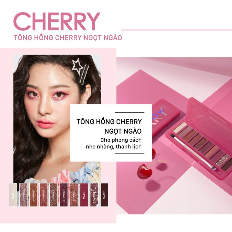 Bảng Màu Mắt Cathy Doll Eyeshadow Palette 3 trong 1