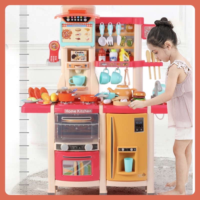 Đồ chơi nấu ăn kệ bếp Home Kitchen 100 cm