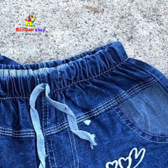 QN06 - SIÊU PHẨM Quần JEAN short đùi cho bé Gái siêu đẹp vải mềm co giãn từ 7-30kg