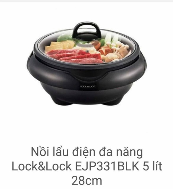 Nồi lẩu điện đa năng Lock and Lock