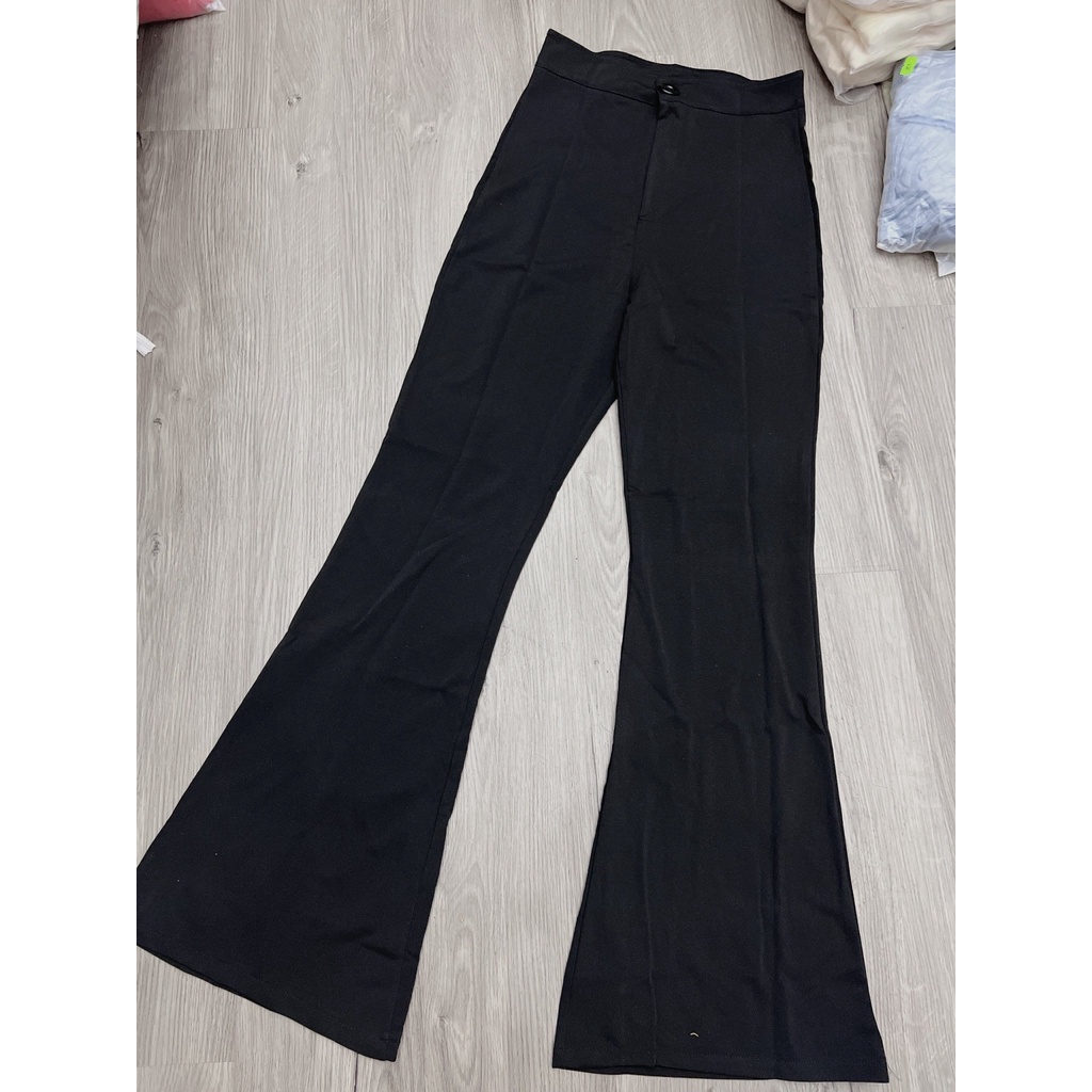 [Hỏa Tốc HCM] Quần ống loe thun ý co giãn - Maxi ngọc lan