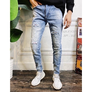 QUẦN JEAN NAM CO GIÃN QUẦN BÒ NAM RÁCH XƯỚC MẪU MỚI