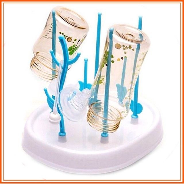 Khay/Giá úp bình sữa cho bé 7 thanh