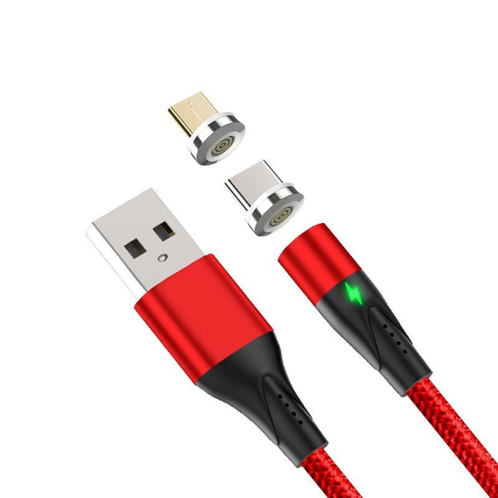 ANDROID IPHONE Dây Cáp Sạc Nam Châm 1 / 2m Qc3.0 Micro Usb Type-C Chất Lượng Cao