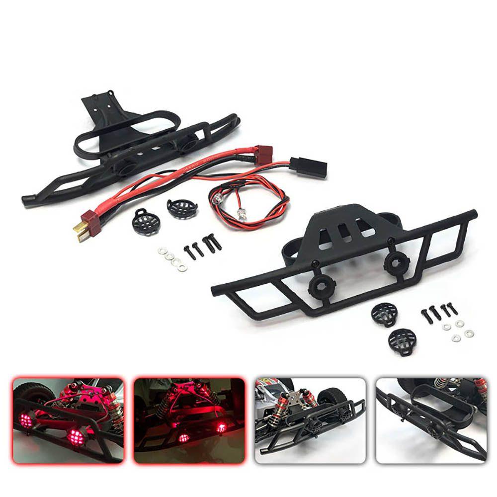 Phụ Kiện Cản Trước Màu Cầu Vồng Trang Trí Cho Xe WLtoys 144001 124018 Đèn Led Kèm Phụ Kiện Cho Xe Điều Khiển Từ Xa