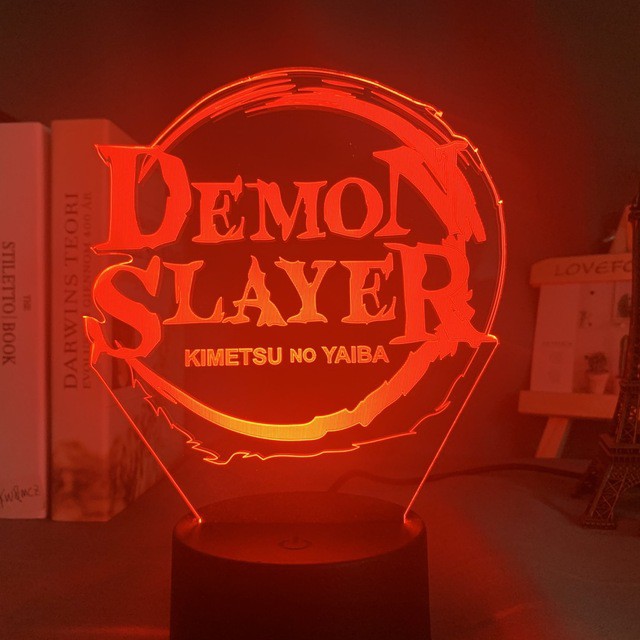 Đèn Ngủ 3D Trang trí phòng ngủ trẻ em Anime Demon Slayer Agatsuma Zenitsu