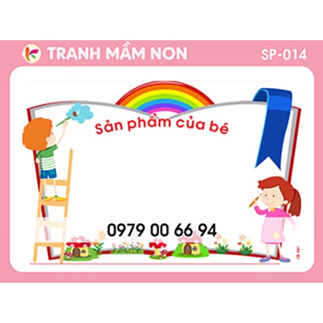 Decal Mầm Non - SẢN PHẨM CỦA BÉ