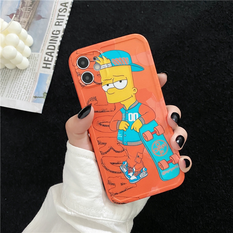 Ốp lưng iphone imd Simpson cá tính 5/5s/6/6plus/6s/6splus/7/7plus/8/8plus/x/xr/xs/11/12/pro/max/plus/promax -Awifi V4-12 | BigBuy360 - bigbuy360.vn