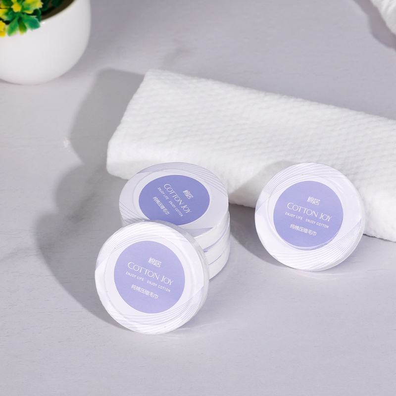 Set 1/5 Khăn Nén Cotton Sử Dụng Một Lần