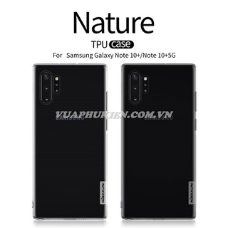 Ốp lưng hãng nillkin silicone dẻo trong suốt cho samsung note 10 plus, note 10 lite, note 10, note 9, note 8