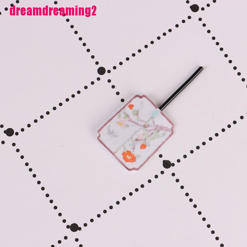 Set 2 Quạt mini Trang Trí Nhà Búp Bê Tỉ Lệ 1: