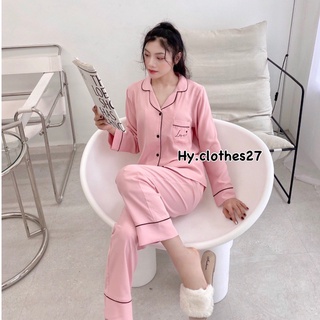 BỘ NGỦ LỤA DÀI TAY mango mềm mịn / pyjama nữ tay dài