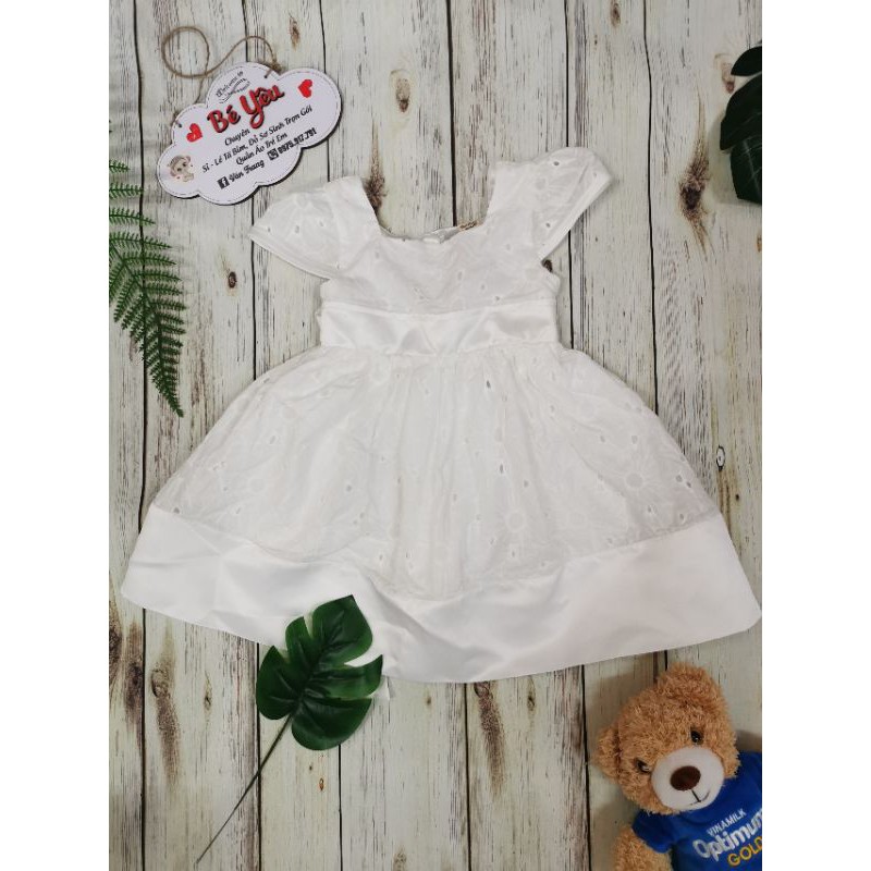 Váy trắng cao cấp cho bé (8-35kg)