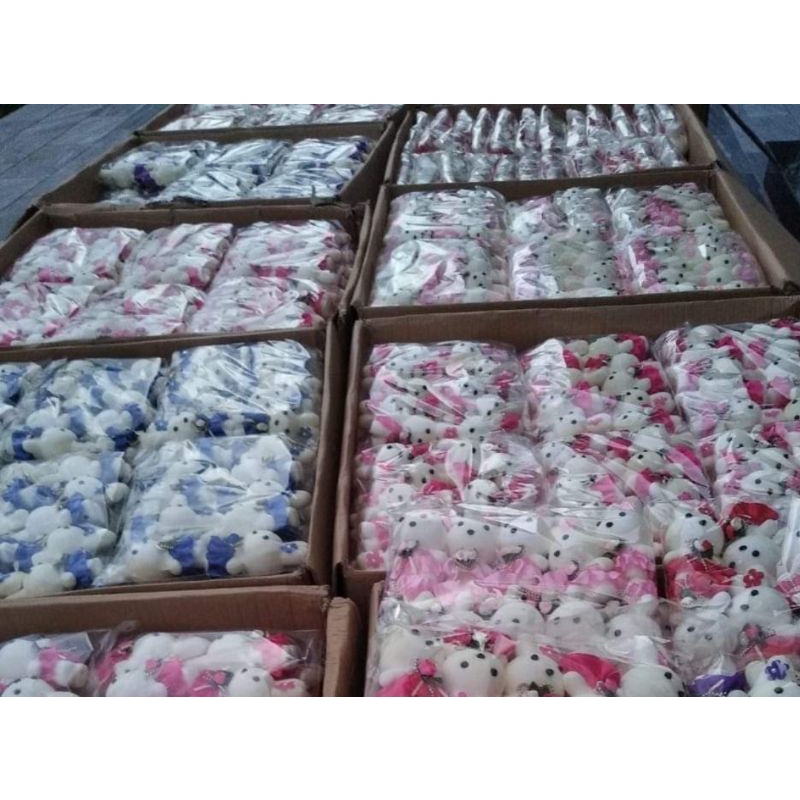 Thỏ xốp .dùng bó hoa .bỏ hộp quà