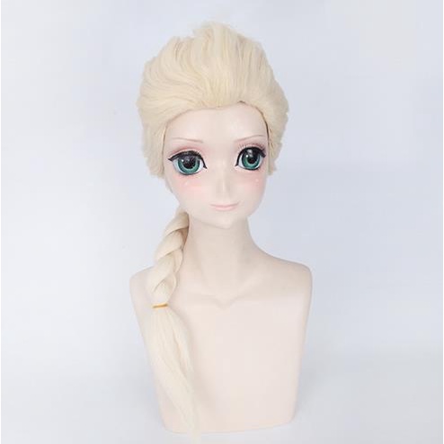 Bộ tóc giả công chúa Elsa hóa trang nữ hoàng băng giá thời trang độc đáo