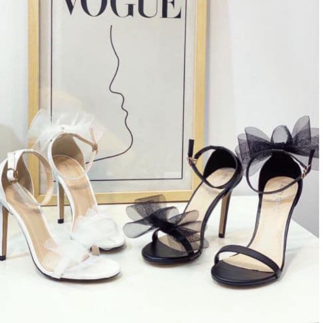 ( ẢNH THẬT)DÉP SANDAL NỮ, CAO GÓT ĐÍNH NƠ VỀ 2 MÀU CAO TỪ 7 ĐẾN 9CM HÀNG CAO CẤP ĐI CỰC ÊM GIÁ CỰC SỐC-KHOHANGCHUYENDOSI