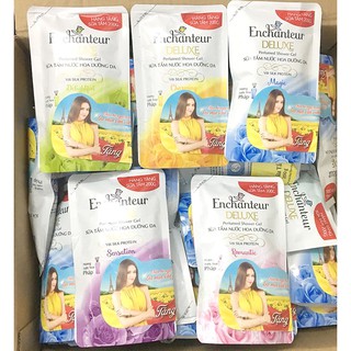 Combo 5 bịch sữa tắm enchanteur đủ mùi