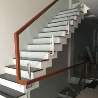 Trụ đơn ốp má đặc 12ly cao 460