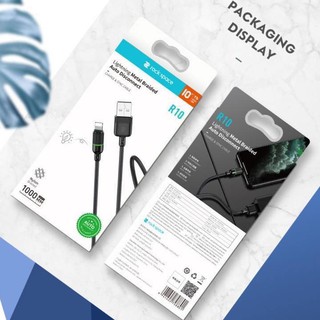 Dây Cáp Sạc Tự Ngắt Chính Hãng Rock R10 Dùng Cho iPhone