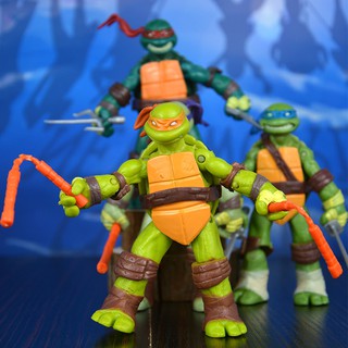 Set 4 mô hình nhân vật Ninja Rùa trang trí