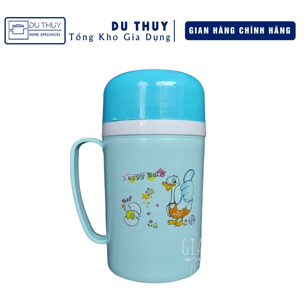 Ca giữ nhiệt dung tích 500 ml chất liệu nhựa chính phẩm an toàn cho người sử dụng